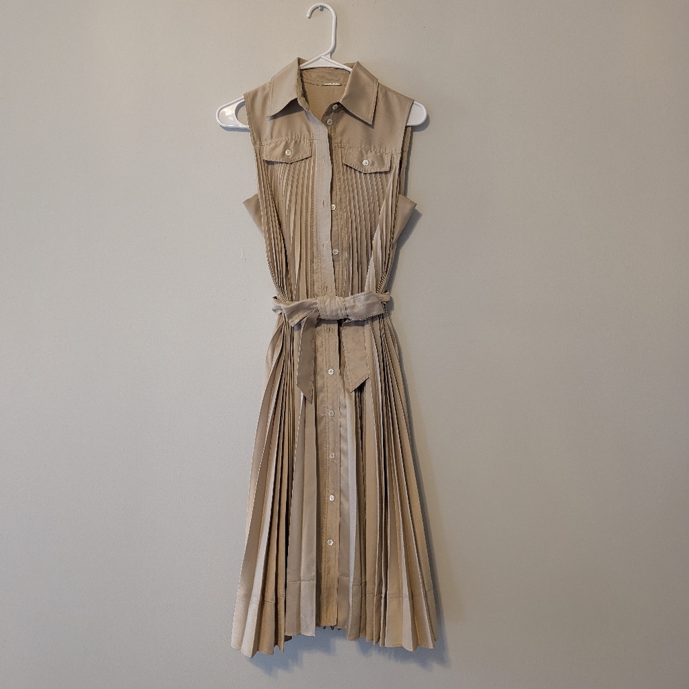 Elie Tahari Tan Dress